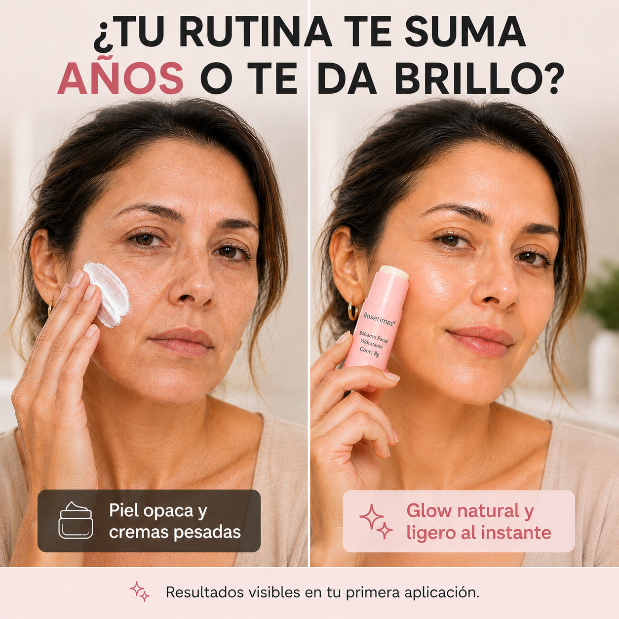 Rosetimes Glow Balm™: Glow Natural Todo el Día