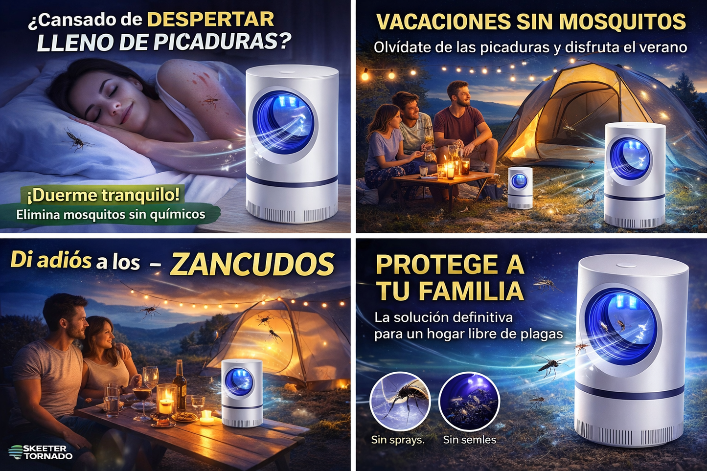 SKEETER TORNADO™ Lampara Repelente para insectos