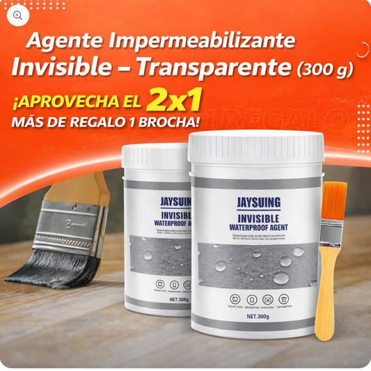 Agente Impermeabilizante Invisible – Transparente (300 g)