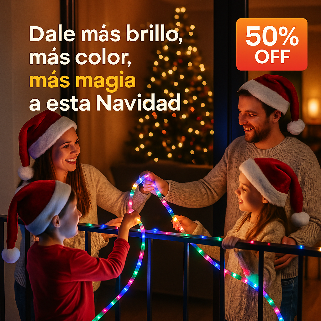 Festiluz Led™ dale más brillo, más color y más magia a esta Navidad