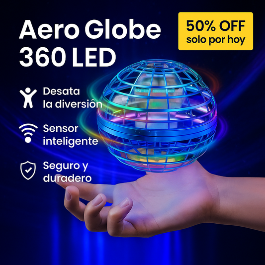 Aero Globe 360 LED ™ - Pelota Voladora Inteligente