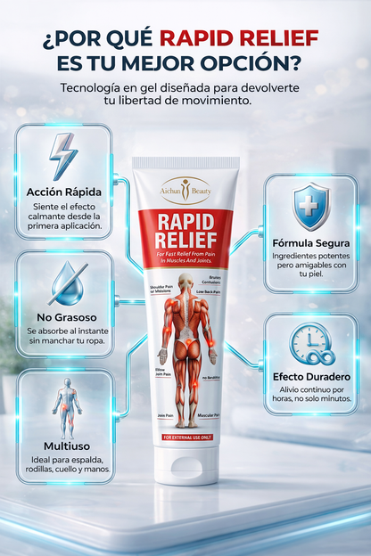 RAPID RELIEF ™ Gel Muscular Calmante