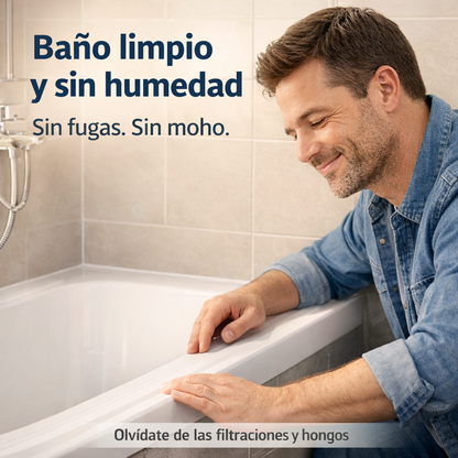 ¿Humedad o Filtraciones en tu cocina o baño? SealFix Pro™ – Cinta Selladora Impermeable 6Mt