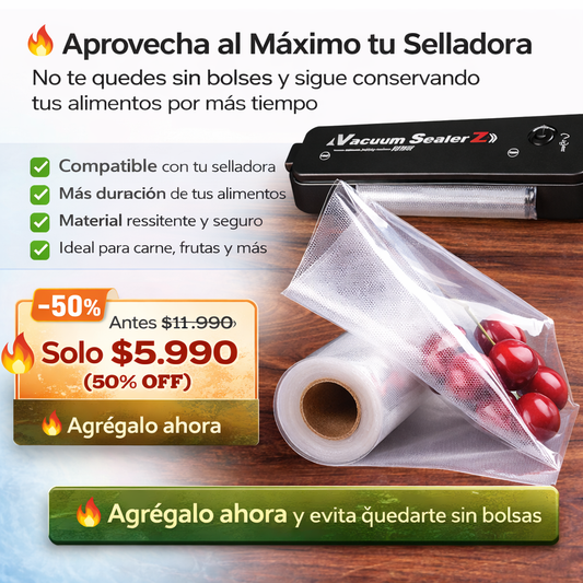 👉 Aprovecha al Máximo tu Selladora ROLLO de 5 M