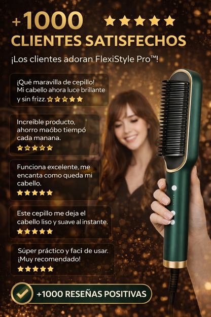 FlexiStyle Pro™ cepillo, alisador y secador Multifuncional 3 en 1