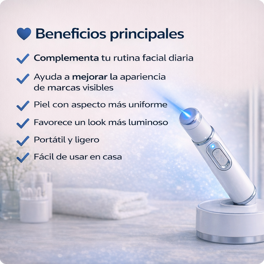 LumiClear™ lápiz facial con tecnología de luz azul LED