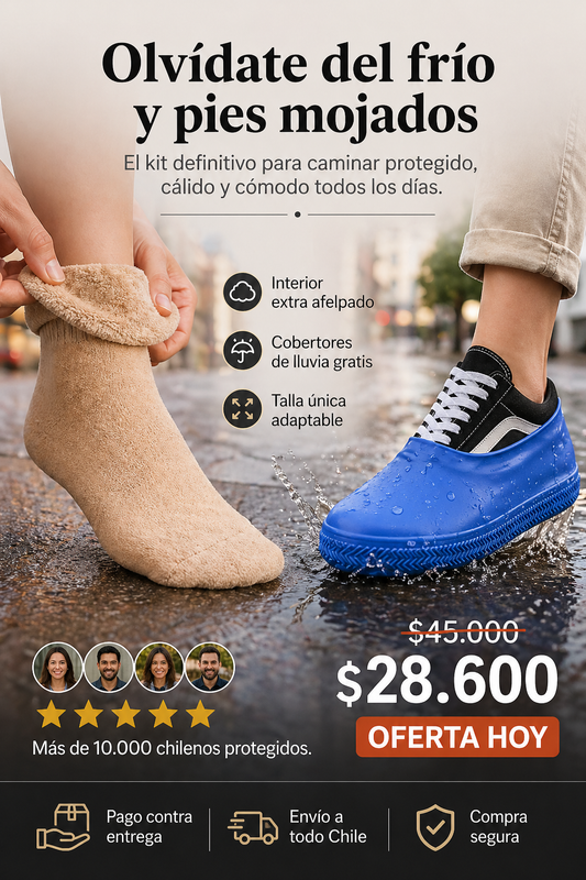 Pack 12 Calcetines Térmico Sal sin sentir el frío ❄️