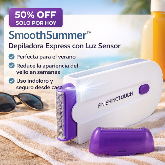 SmoothSummer™ – Depiladora Express con Luz Sensor