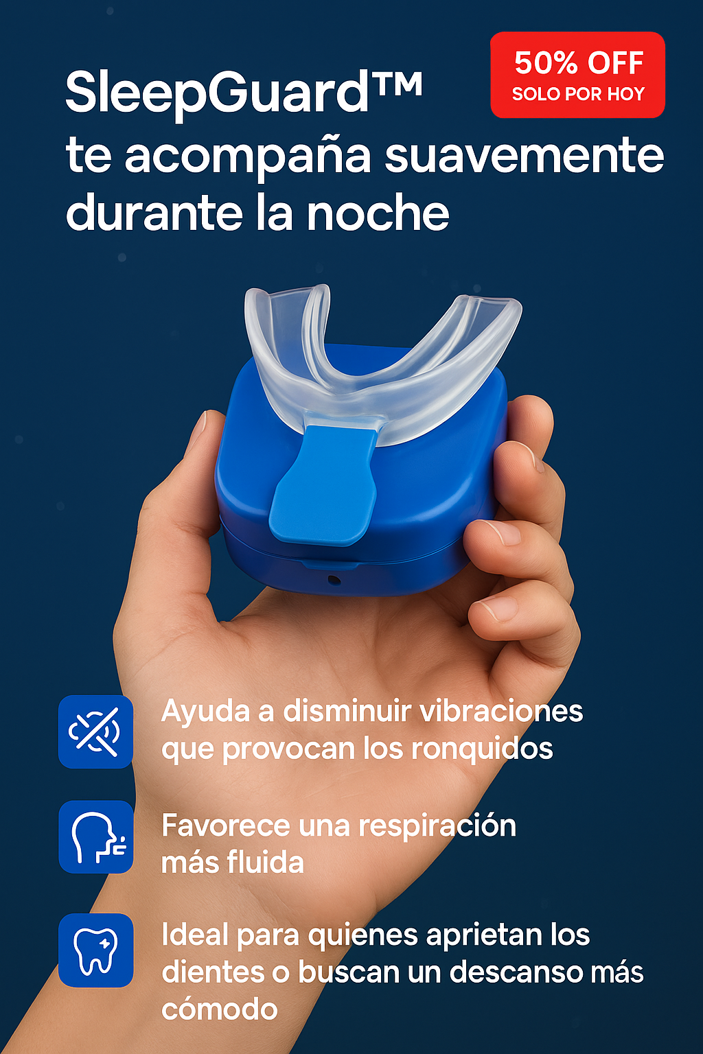 💤 Duerme Sin Ronquidos Desde Hoy con SleepGuard™