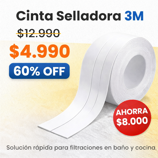Cinta Selladora Impermeable 3Mt