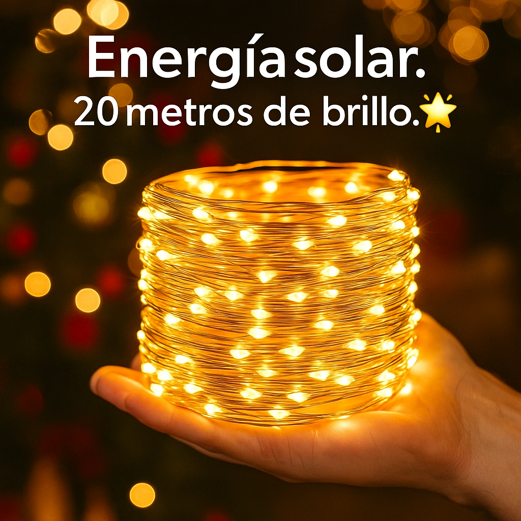 Naviluz Pro™ Ilumina tu Navidad con Energía Solar