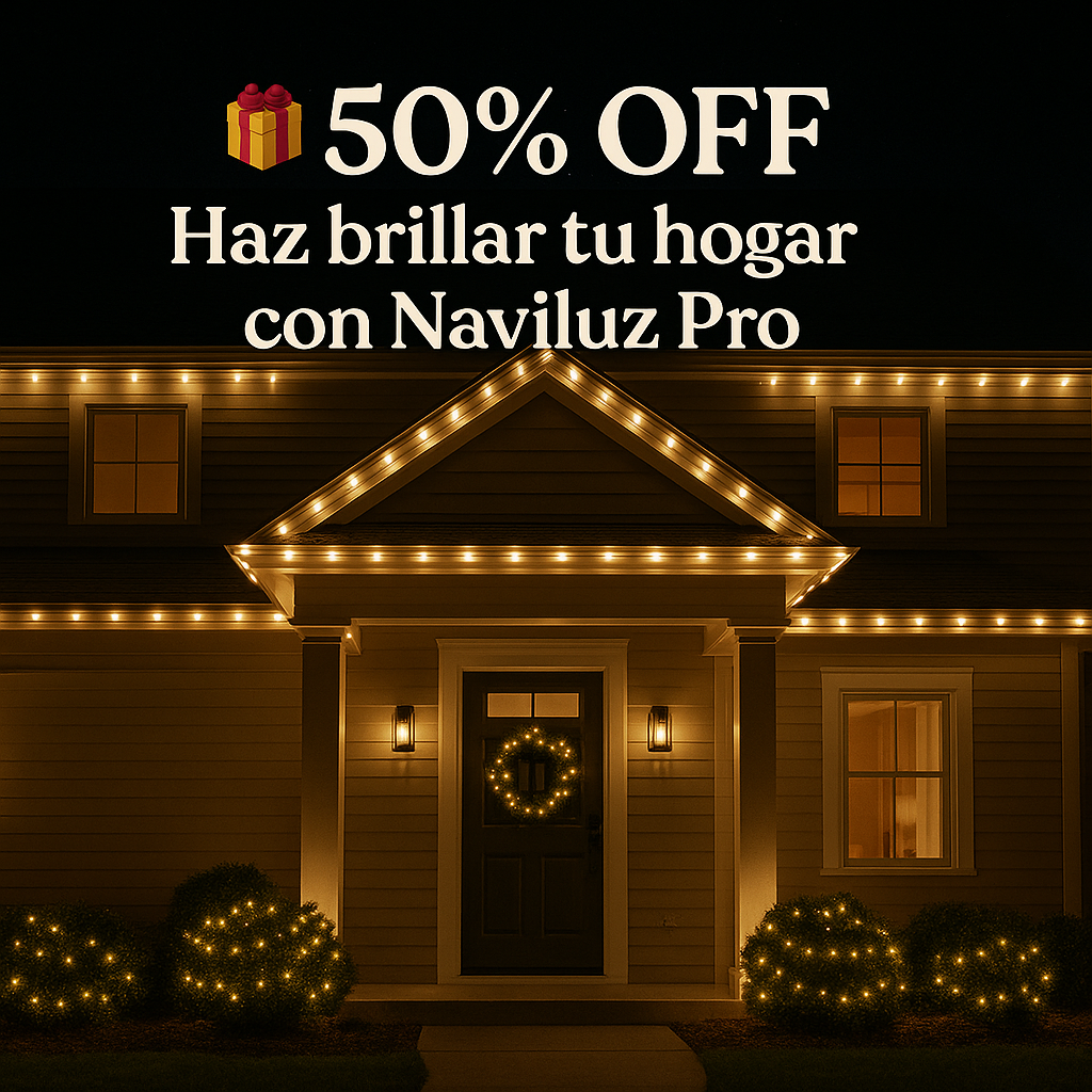 Naviluz Pro™ Ilumina tu Navidad con Energía Solar