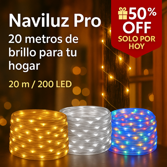 Naviluz Pro™ Ilumina tu Navidad con Energía Solar