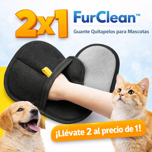 FurClean™ – Guante Quita Pelos para Mascotas
