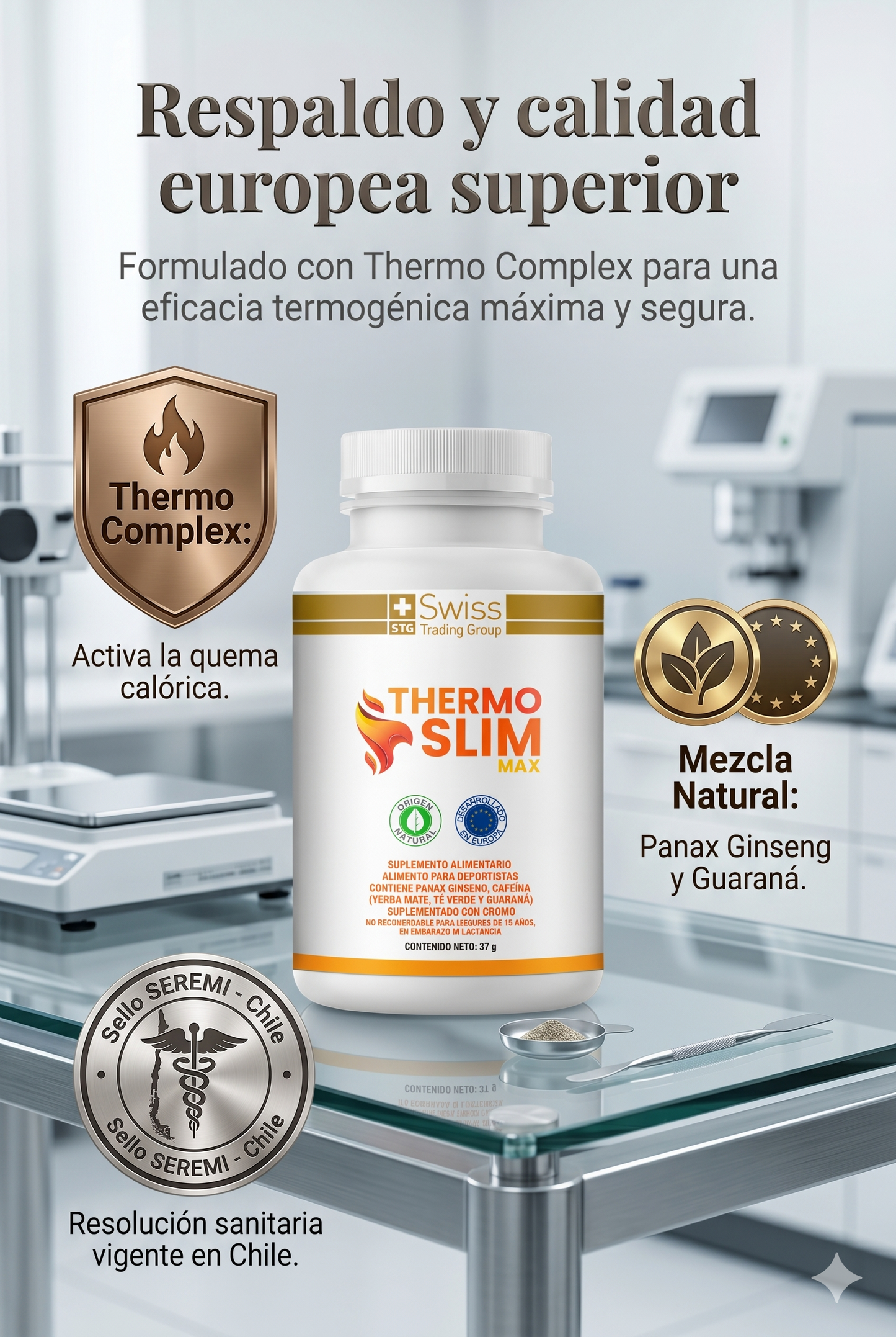 Thermo Slim Max™ Complemento termogénico natural