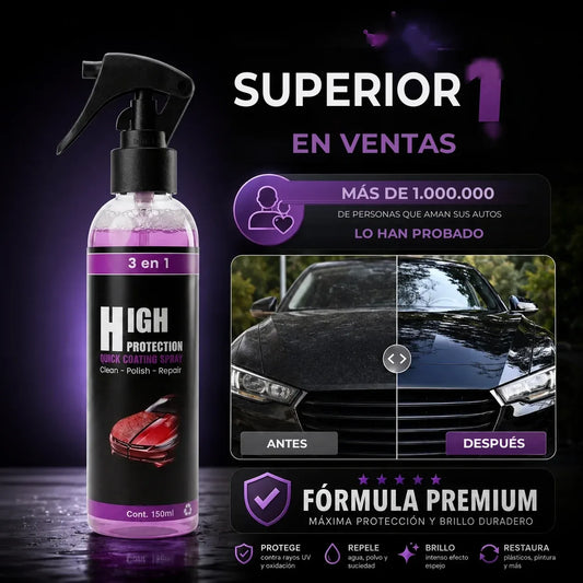 HighProtection™ 3 en 1 – Revestimiento Cerámico para Autos